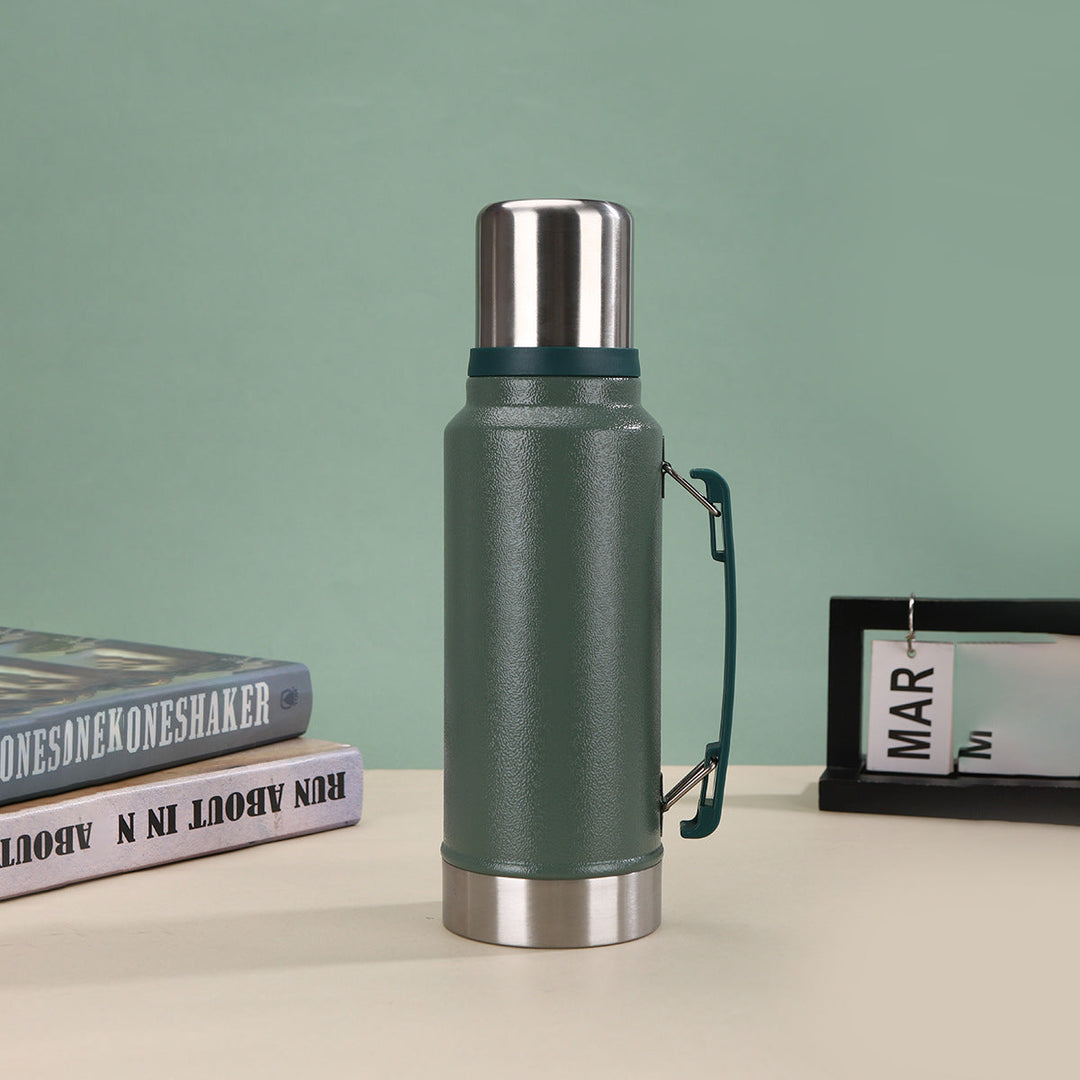 Unisex Insulated Stainless Steel Water Bottle with Carrying Handle Kalsten