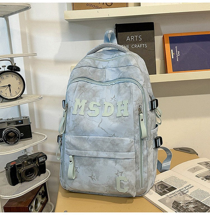 Fashionable Multi-Compartment School Backpack
