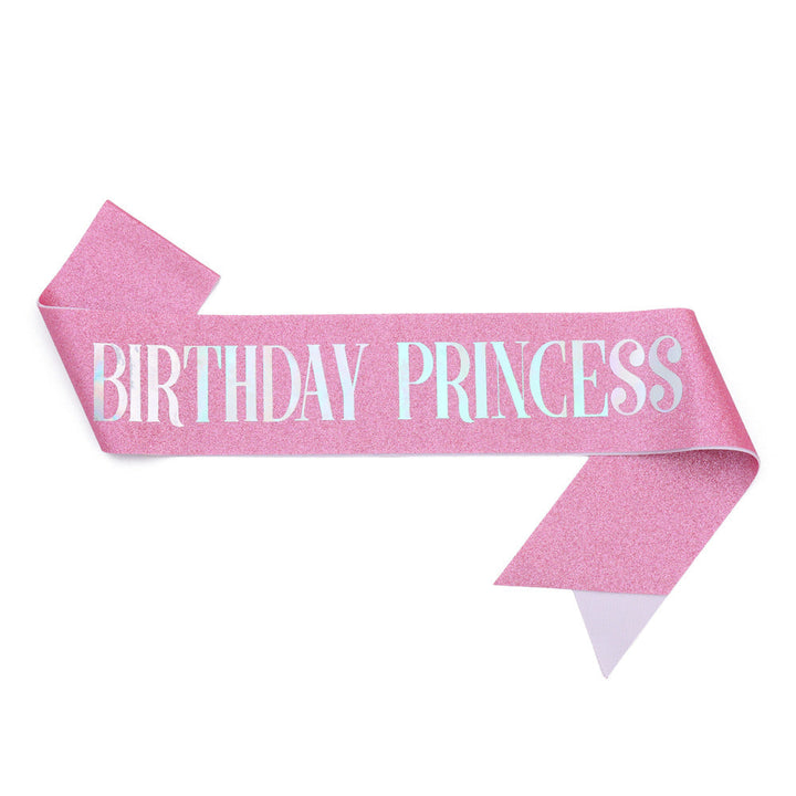 Women's Birthday Sash with Glitter Design Kalsten