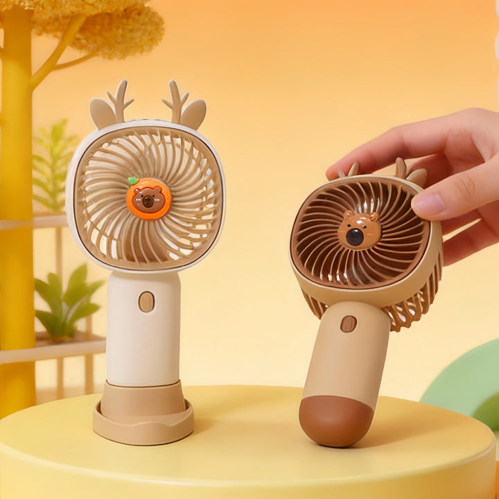 Women's Portable Hand Fan with Ergonomic Grip Design Kalsten
