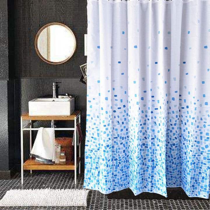 Mosaic-Patterned Shower Curtain Kalsten