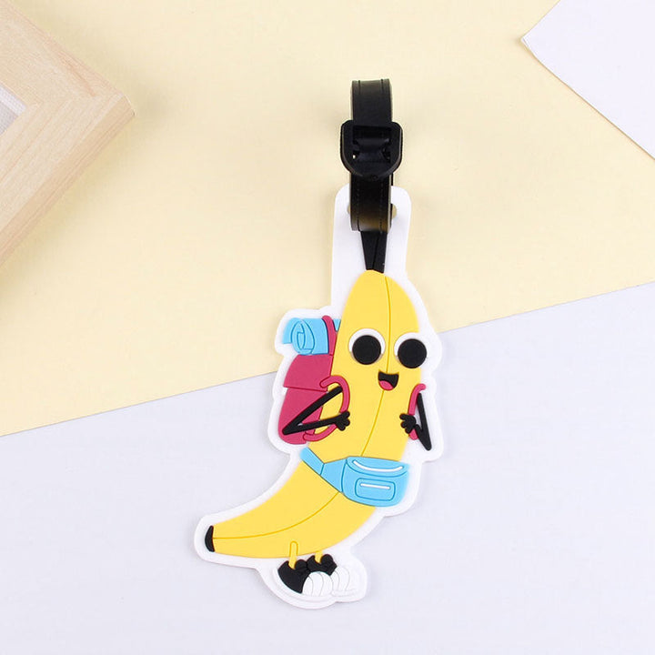 Fun Banana Character Luggage Tag Kalsten