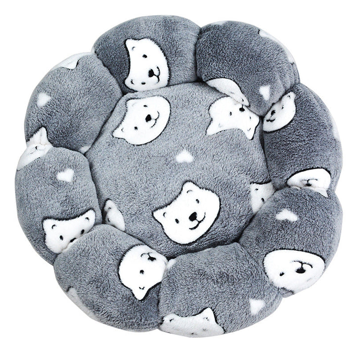 Cozy Night Sky Plush Dog Bed