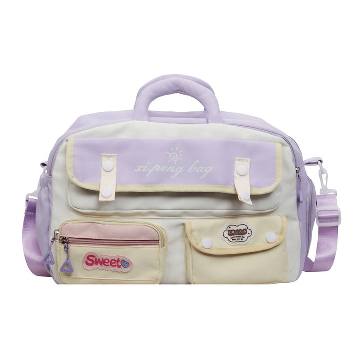 Sporty Shoulder Bag With Multifunctional Compartments Kalsten