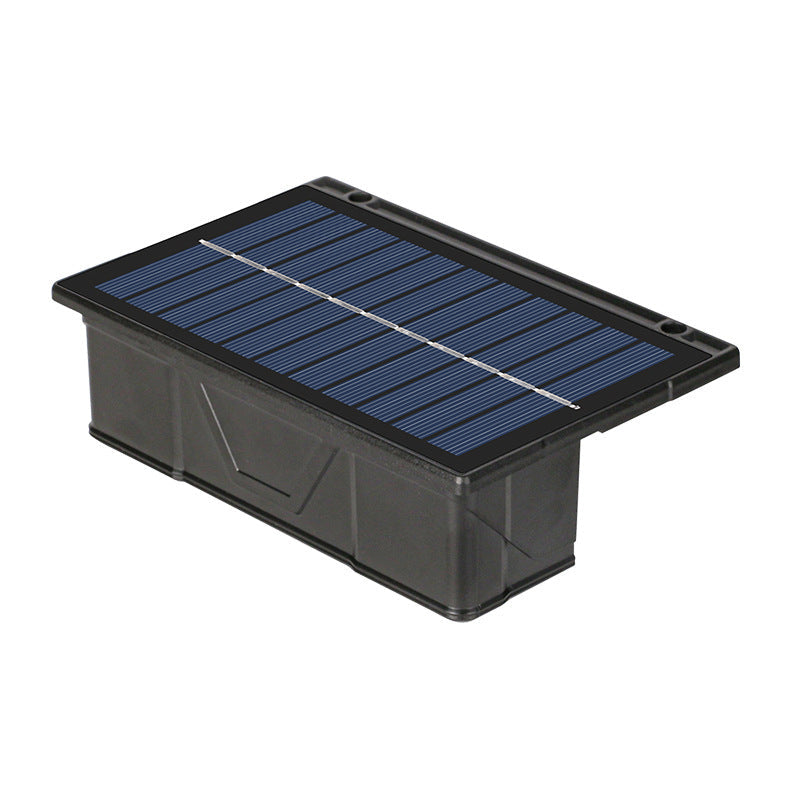 Outdoor Solar RGB Dual-Beam Wall Light With Integrated Photovoltaic Panel And Weather-Resistant Mounting Base Kalsten