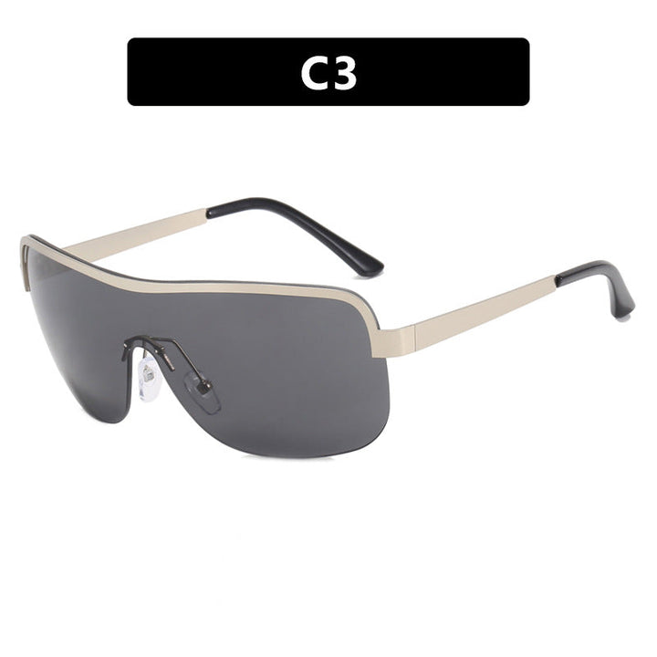 Women's sporty sunglasses in futuristic design with large field of view Kalsten