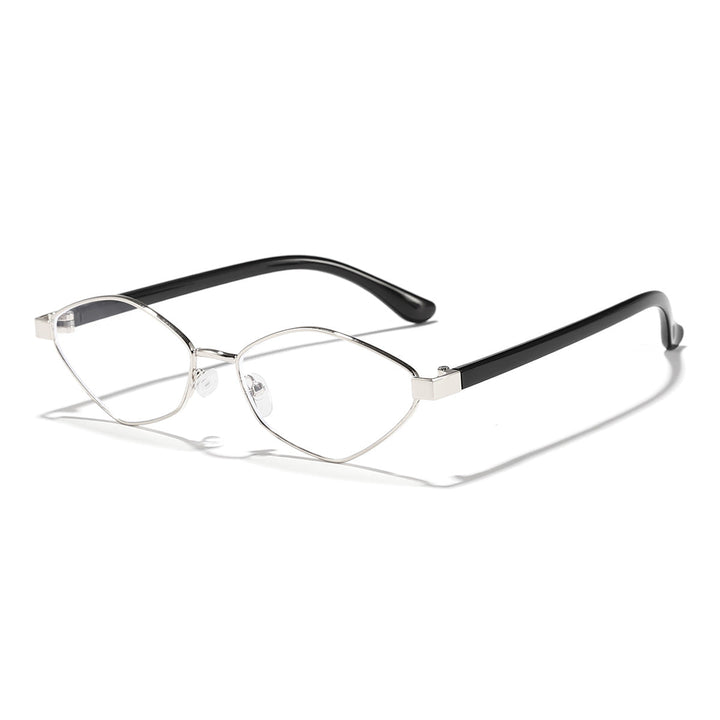 Women's Cat Eye Sunglasses with Brown Lenses and Elegant Metal Frame Kalsten