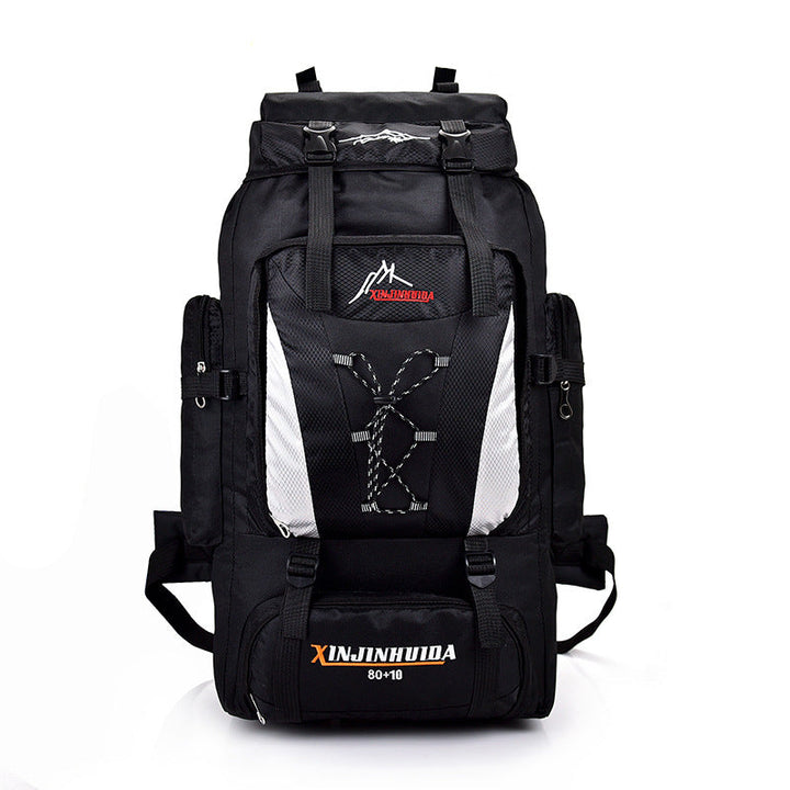 Unisex large trekking backpack with volume expansion and ergonomic carrying system Kalsten
