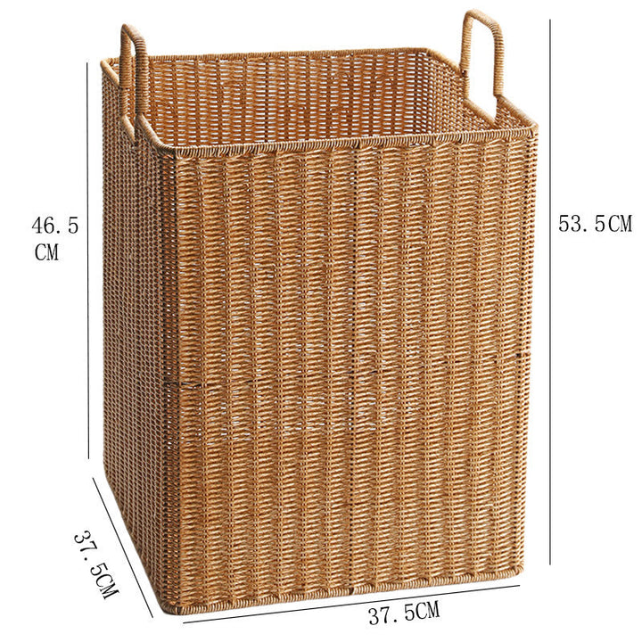 Handwoven Storage Bin with Sturdy Handles Kalsten