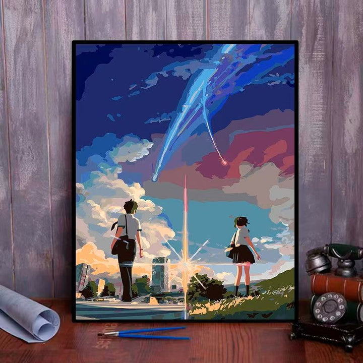 Anime-Inspired Scenic Artwork Print Kalsten