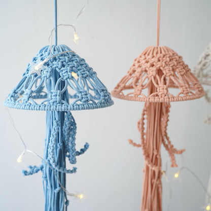 Decorative Macramé Ceiling Light Shade Acalora