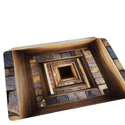 Artistic 3D Optical Illusion Floor Mat Acalora