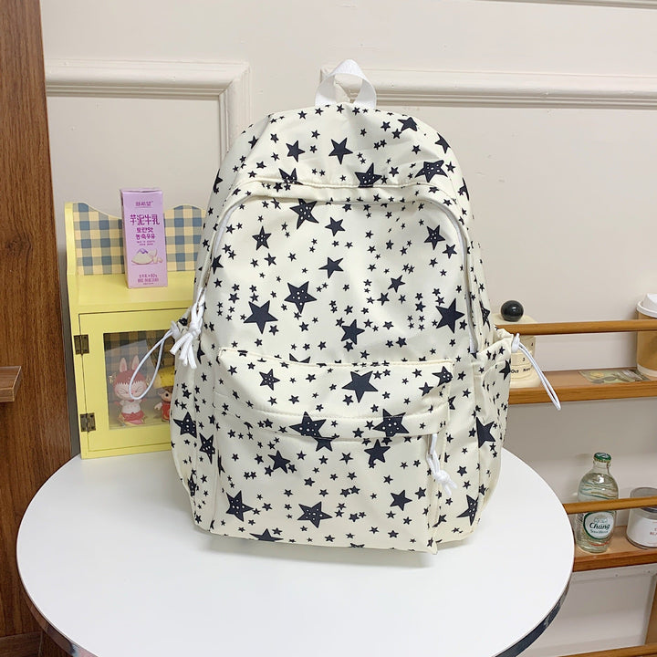 Starry Print Multi-Pocket Backpack Kalsten