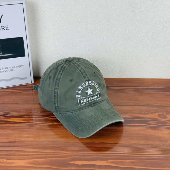 Men's Distressed Vintage Style Baseball Cap Kalsten
