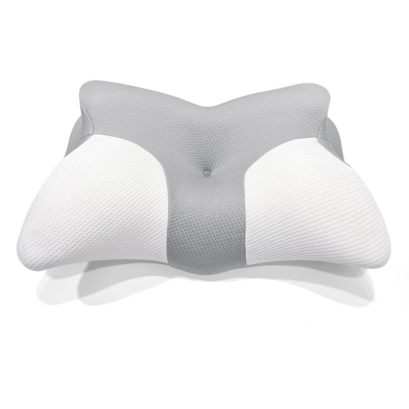 Ergonomic main pillow with contoured design and breathable surface Kalsten