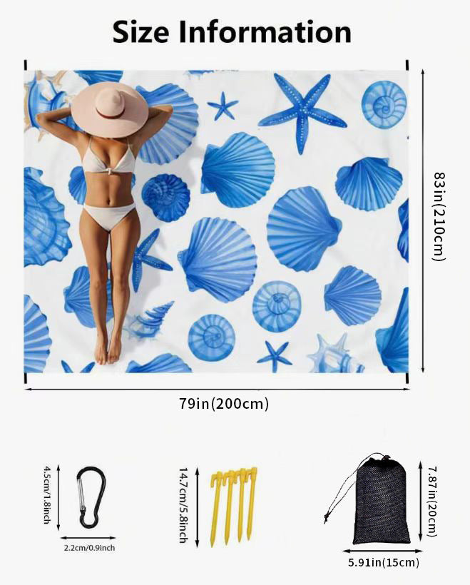 Extra-Large Portable Beach Mat Kalsten