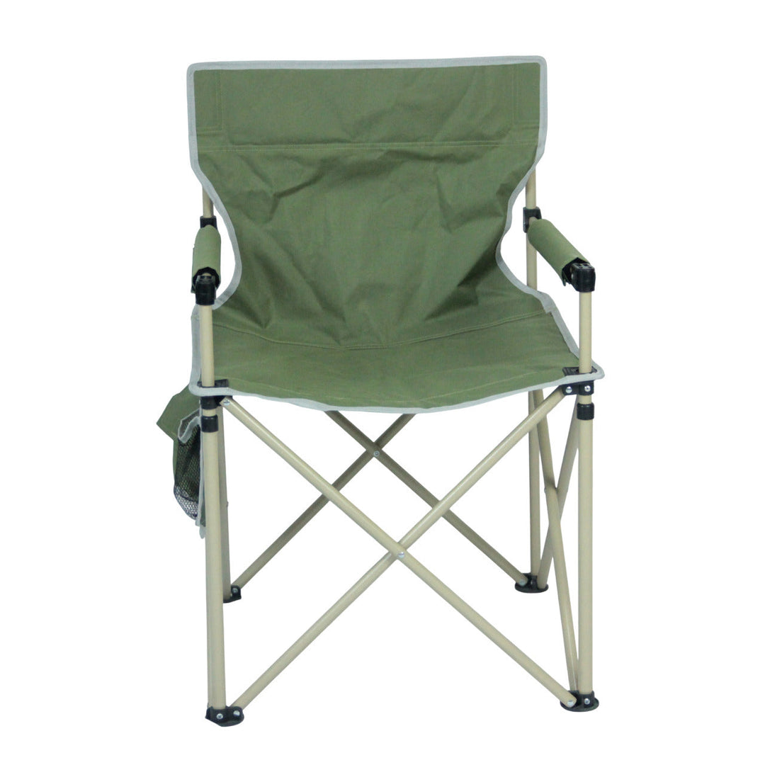Folding chair with integrated cup holder and carrying bag Kalsten