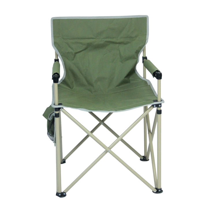 Folding chair with integrated cup holder and carrying bag Kalsten