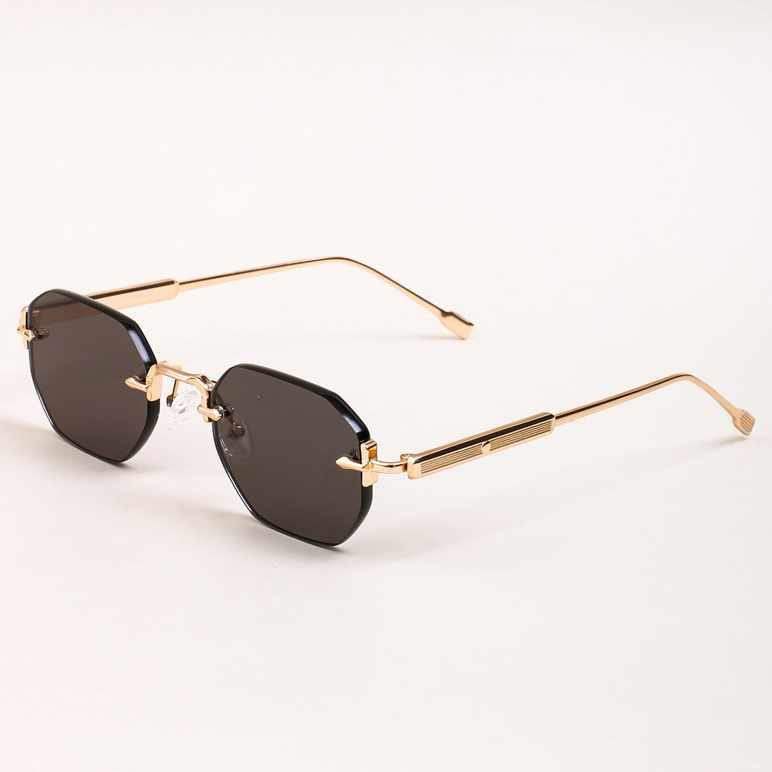 Ladies sunglasses with elegant octagonal frame and comfortable nose pads Kalsten