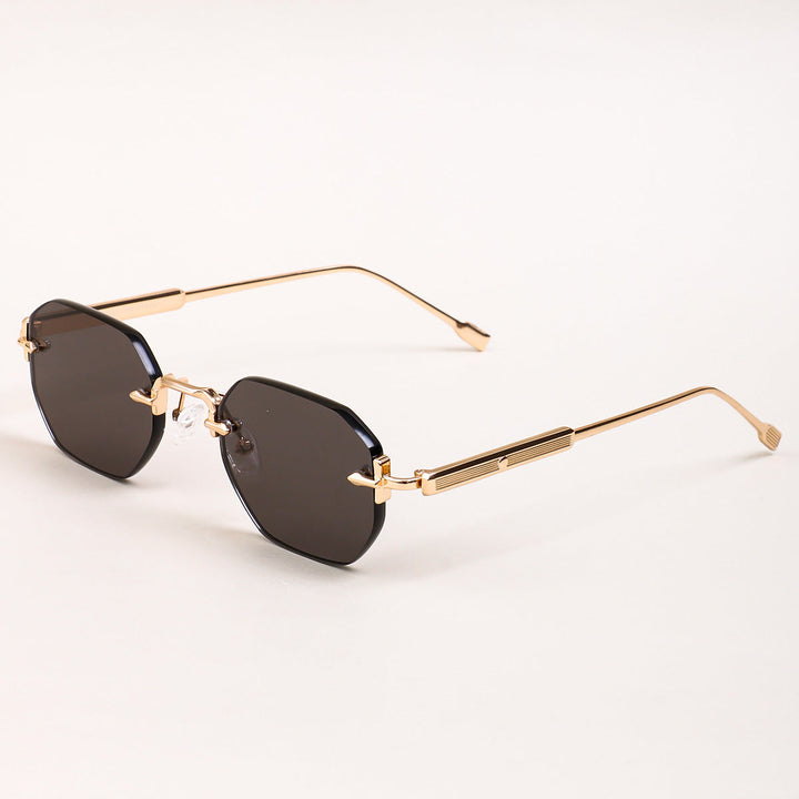 Ladies sunglasses with elegant octagonal frame and comfortable nose pads Kalsten