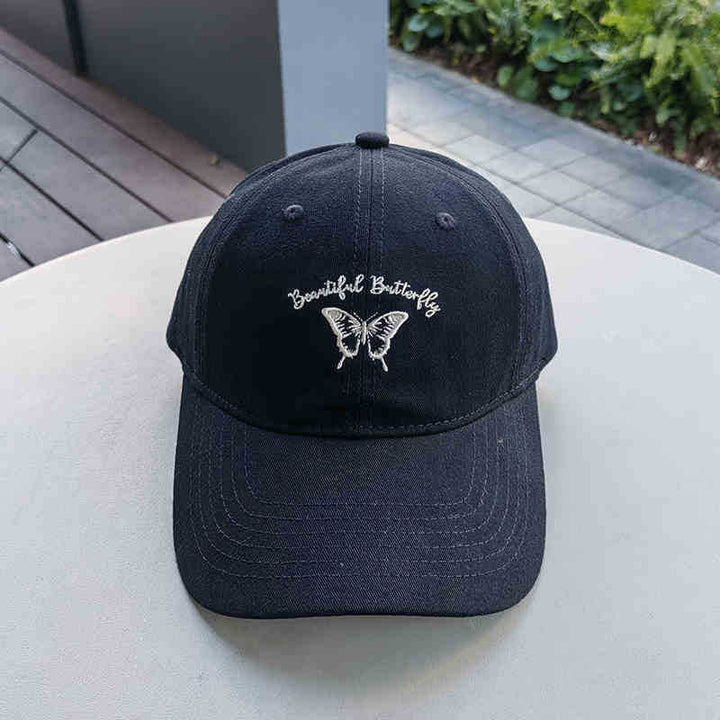 Women's Embroidered Butterfly Cap Kalsten