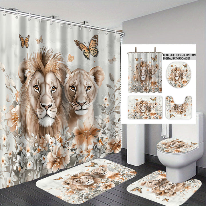 Cartoon Lamb-Themed Bathroom Décor Set Kalsten