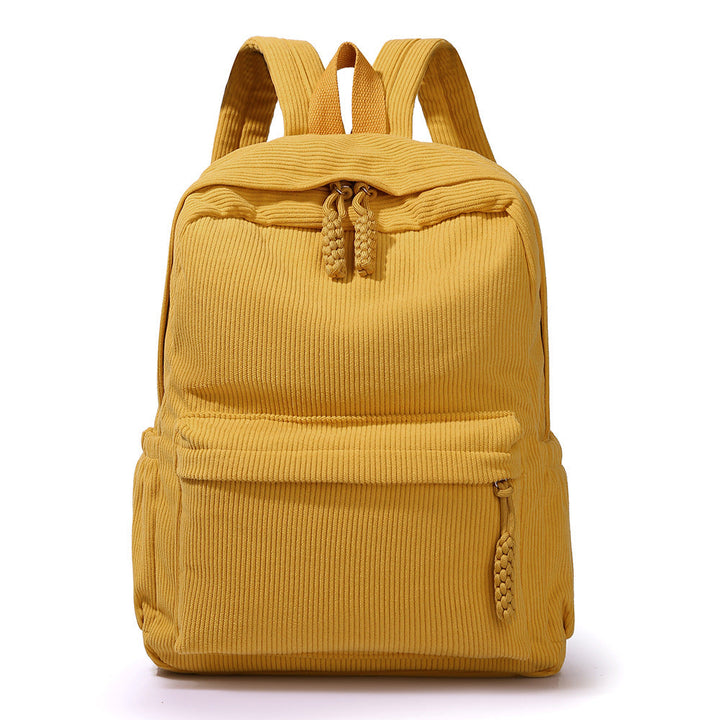 Textured Corduroy Backpack Kalsten