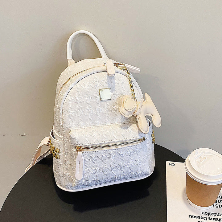Textured Mini Backpack Kalsten