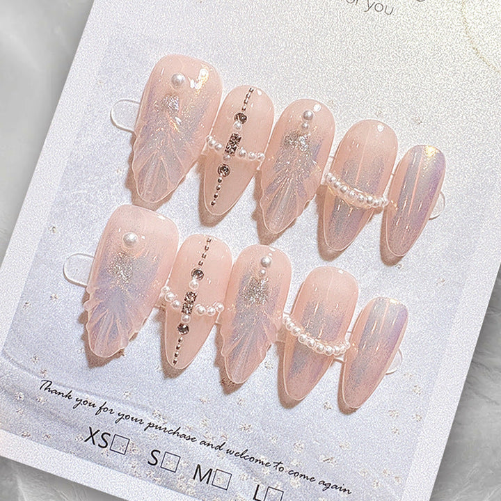 Premium French Tip Press-On Nails Kalsten