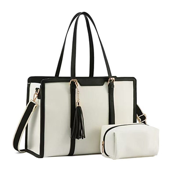 Elegant and Spacious Handbag with Removable Cosmetic Pouch Kalsten