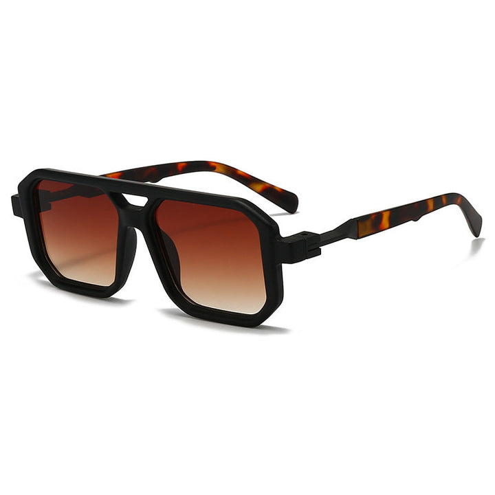 Ladies stylish oversized sunglasses with geometric frame Kalsten