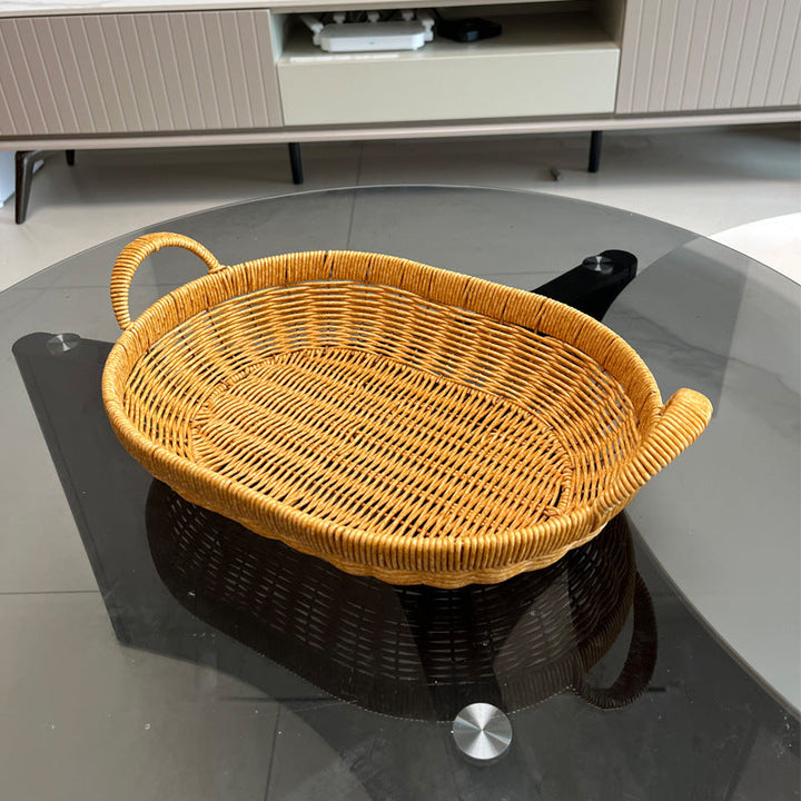 Women Oval Basket with Handles Kalsten