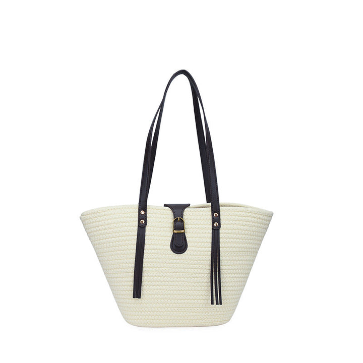 Stylish Woven Beach Tote Kalsten