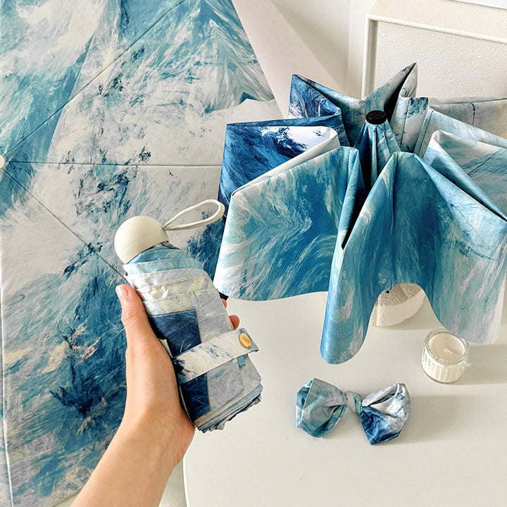 Women Foldable Umbrella with Waterproof Kalsten Design