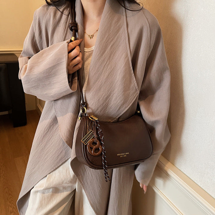 Chic Leather Shoulder Bag Kalsten