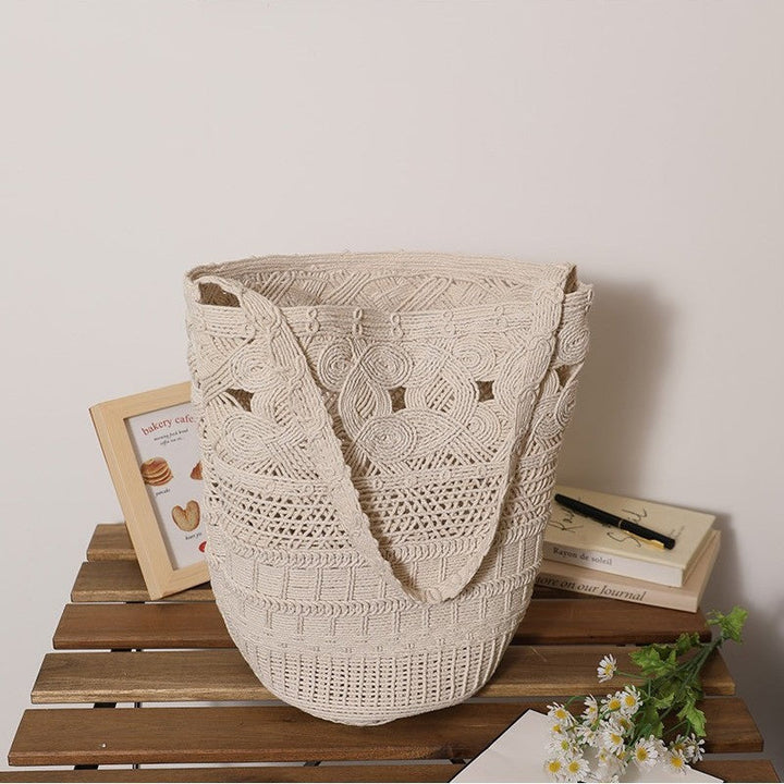 Hand-crocheted cotton bag Kalsten