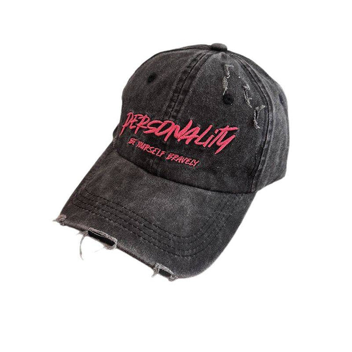 Women's Distressed Denim Adjustable Cap Kalsten