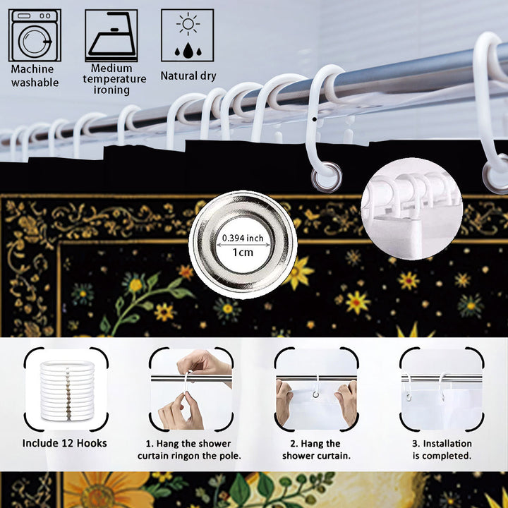 Artistic Highland Cow Bathroom Set Kalsten