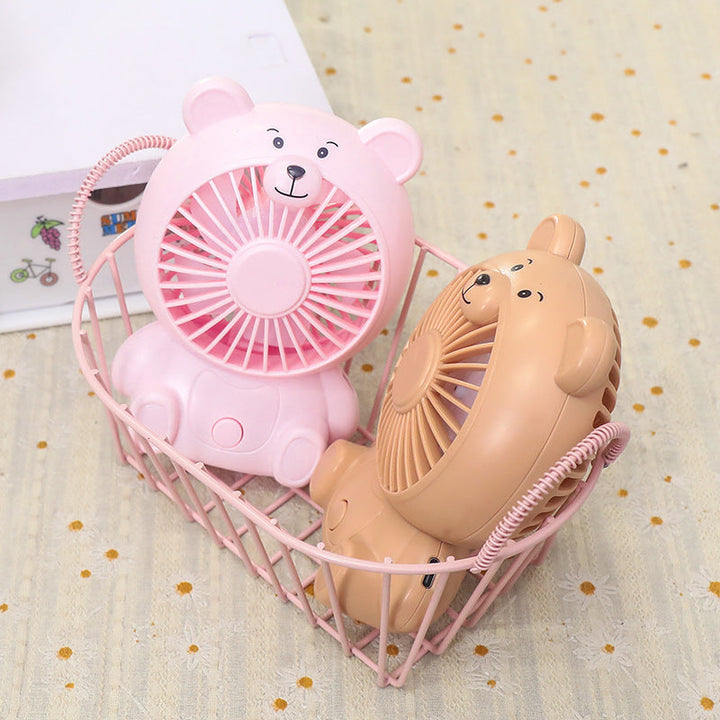 Unisex portable table fan bear shape with USB connection Kalsten
