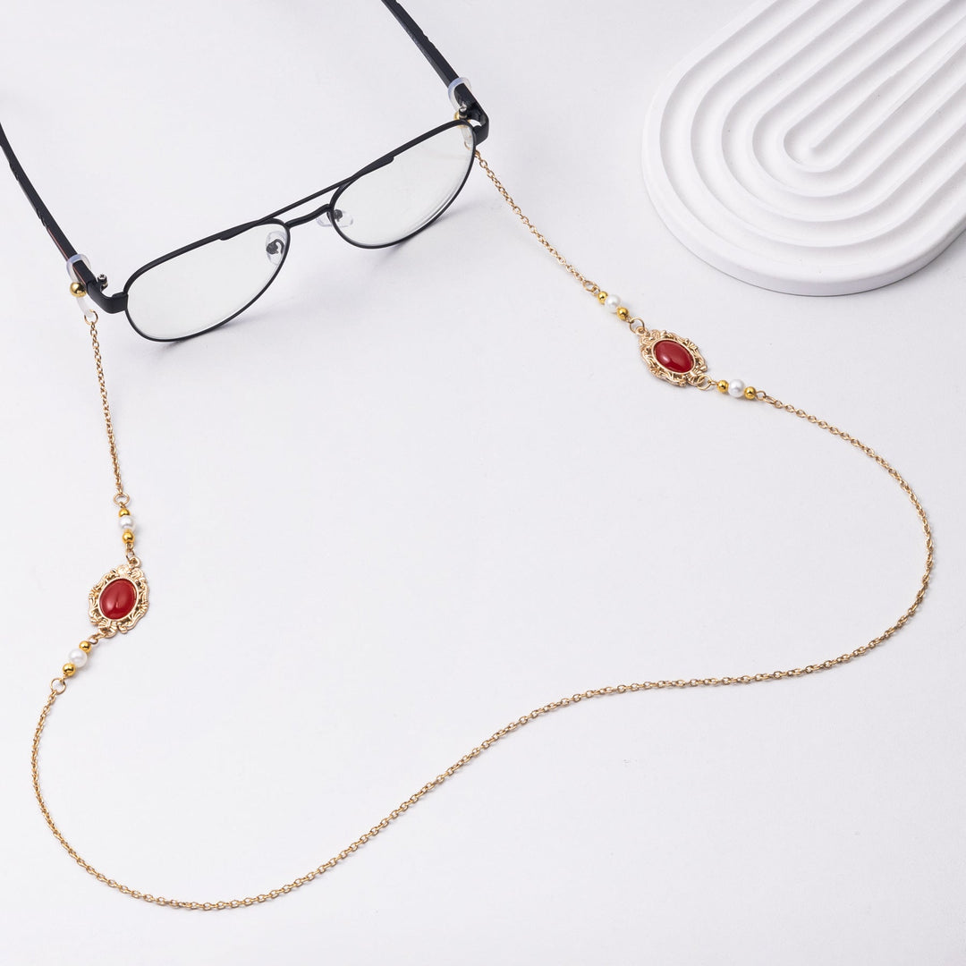 Elegant Beaded Eyewear Chain Kalsten