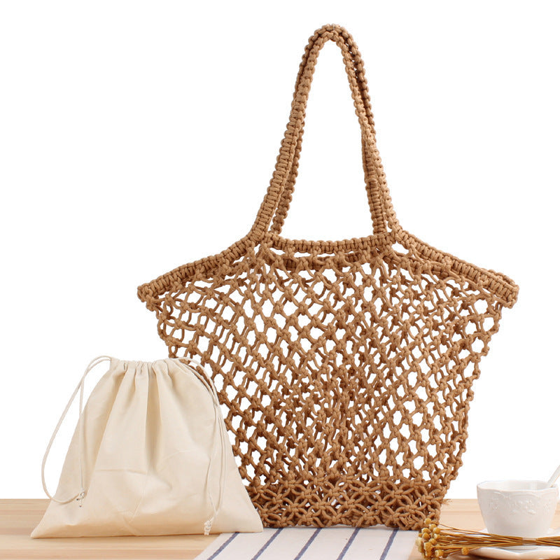 Multifunctional Macrame Tote Bag Kalsten