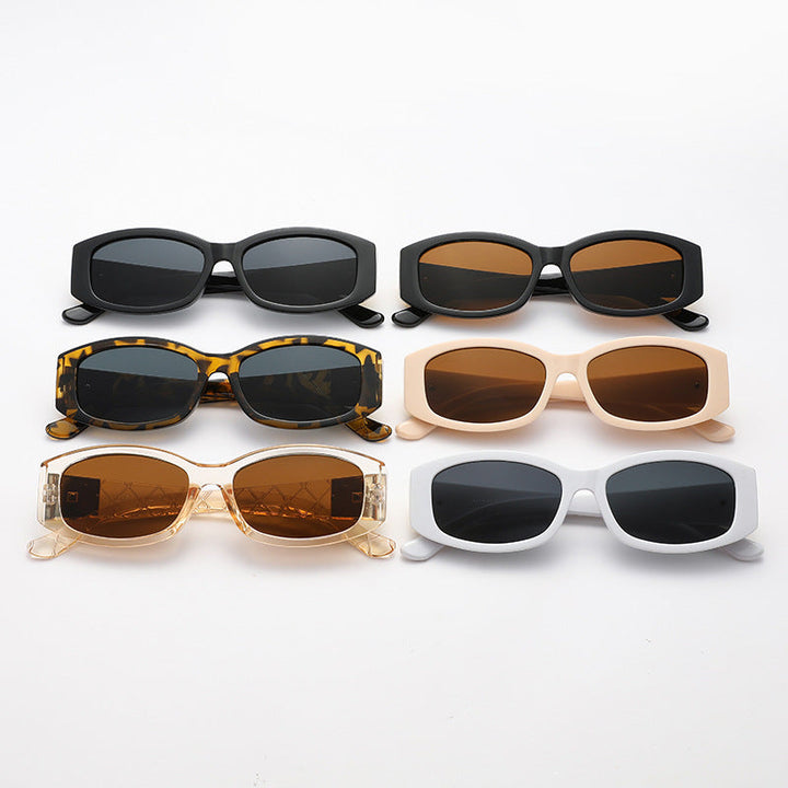 Women's modern sunglasses with unique golden frame Kalsten