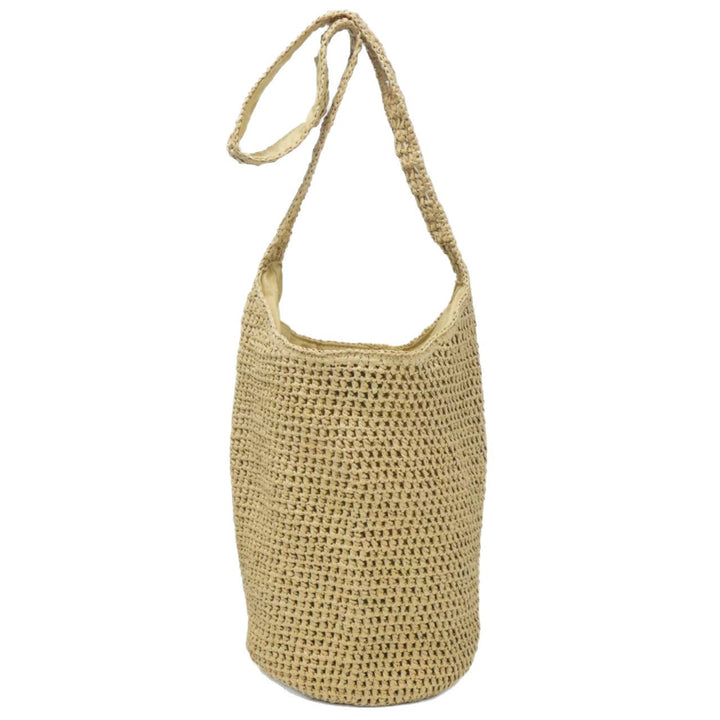 Braided Natural Material Tote Bag Kalsten