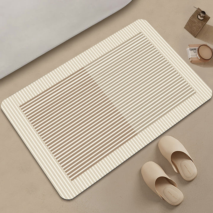 Stylish Geometric Pattern Bath Mat Kalsten