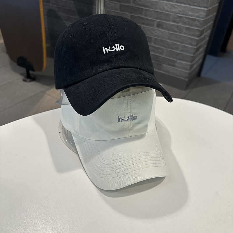 Unisex Casual Cotton Baseball Cap with Embroidered Message Kalsten