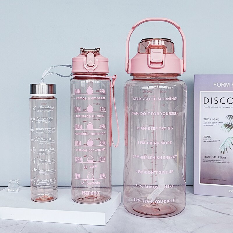 Women's Water Bottle with Motivational Print Kalsten