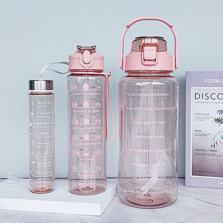 Women's Water Bottle with Motivational Print Kalsten