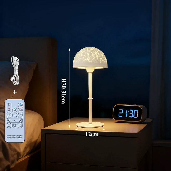 Viral Creative Decorative Bedside Table Lamp, LED Remote Atmosphere Night Light | Kalsten