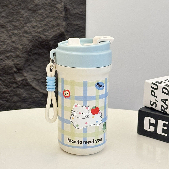 Ladies Insulated Drinking Cup with Cheerful Rabbit Design Kalsten
