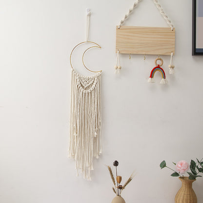 Macramé Moon Wall Hanging Acalora